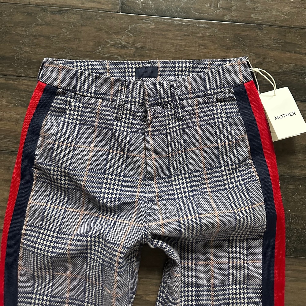 MOTHER Amazing Striped Trouser Pant Sz 25 NWT $358!! - Picture 2 of 5